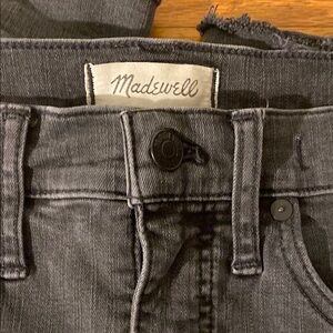 Madewell Women's faded black jeans 29